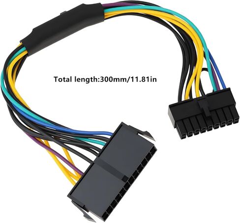 24Pin to 18Pin ATX PSU Power Adapter Cable 30cm Compatible with HP Z420 Z620 in Saudi Arabia