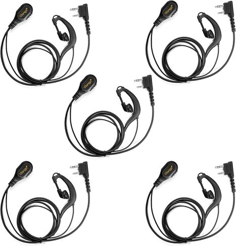 Walkie Talkies Earpiece with Mic 2 Pin Acoustic Tube Headset Compatible with, for Retevis RT22 RT68 Pxton Baofeng BF-888S BF-T26 Kenwood BTECH walkie Talkie, Two Way Radio Earpiece in Saudi Arabia