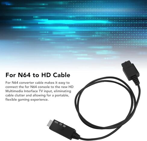 N64 to HD Adapter Converts,N64 to HD Multimedia Interface Adapter Cable for SNES for NGC for SFC Game Console in Saudi Arabia