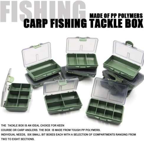 Fishing Lure Storage Small Compartments Tackle Hook Bait Container Case Fishing Tackle Box in Saudi Arabia