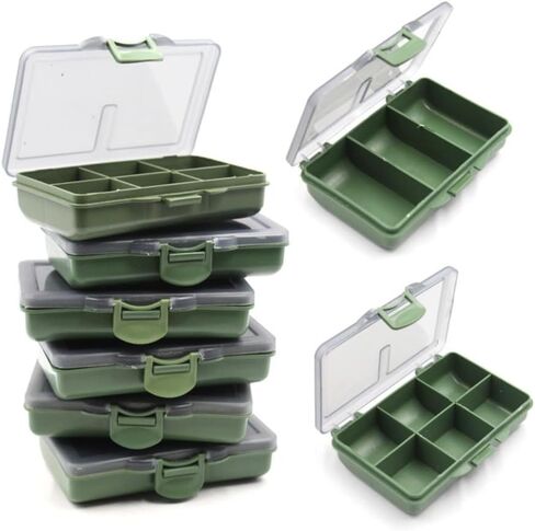 Fishing Lure Storage Small Compartments Tackle Hook Bait Container Case Fishing Tackle Box in Saudi Arabia