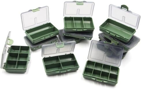 Fishing Lure Storage Small Compartments Tackle Hook Bait Container Case Fishing Tackle Box in Saudi Arabia