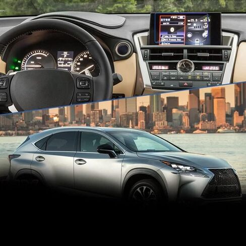7 بوصة راديو السيارة لتحديد المواقع والملاحة شاشة تعمل باللمس حامي فيلم لكزس NX AZ10 200t 300h 2015 2016 2017 الزجاج المقسى المضادة للخدش حامي حامي الشاشة in Saudi Arabia