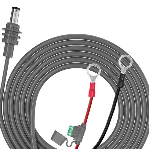 لكابل شحن Starlink Mini O-Ring DC، كابل بطارية مباشر عالي التحمل بطول 10 أقدام مع حامل مصهر، 18AWG مقاوم للطقس لملحقات مصدر الطاقة Starlink Mini، RV، القارب، الاستخدام خارج الشبكة in Kuwait