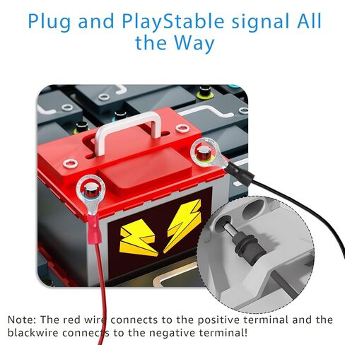 لكابل شحن Starlink Mini O-Ring DC، كابل بطارية مباشر عالي التحمل بطول 10 أقدام مع حامل مصهر، 18AWG مقاوم للطقس لملحقات مصدر الطاقة Starlink Mini، RV، القارب، الاستخدام خارج الشبكة in Kuwait