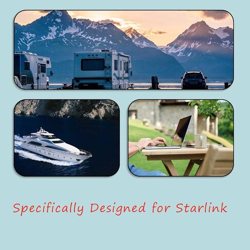 لكابل شحن Starlink Mini O-Ring DC، كابل بطارية مباشر عالي التحمل بطول 10 أقدام مع حامل مصهر، 18AWG مقاوم للطقس لملحقات مصدر الطاقة Starlink Mini، RV، القارب، الاستخدام خارج الشبكة in Kuwait
