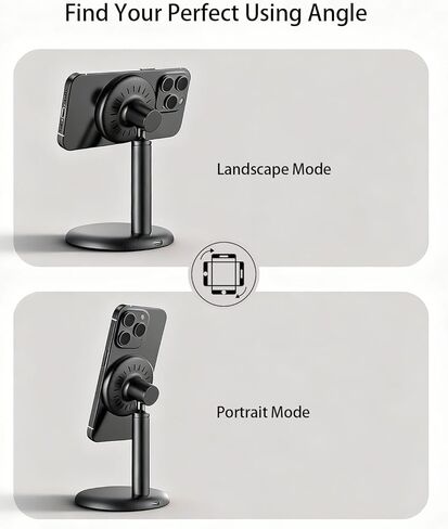 Magnetic Wireless Charger for iPhone, Fast Mag-Safe Charger Stand, Magnet Charger for iPhone 17/16/15/14/13 Series in Saudi Arabia