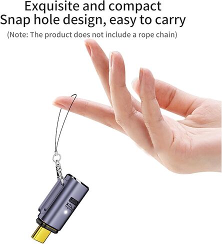 محول USB C مغناطيسي (I-Shape PD3.1 240W)، موصل USB4.0 من النوع C مع شحن PD ونقل بيانات بسرعة 40 جيجابت في الثانية، متوافق مع MacBook Pro/Air iPad Pro والمزيد من أجهزة USB C in Kuwait