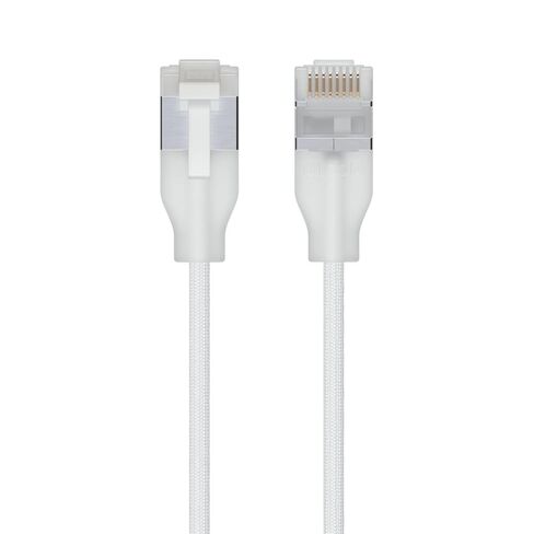 Ubiquiti رفيع للغاية ومحمي ومُحسّن لشبكات 10 جيجا بايت. 0.15M-W-24 (UACC-CABLE-PATCH-EL-C6A-0.15M-W-24) in Saudi Arabia
