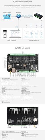 Industrial 8-Channel ESP32-S3 WiFi Relay Module, Built-in Xtensa 32-bit LX7 Dual-core Processor, Onboard Isolated CAN Interface, PoE Ethernet Port @XYGStudy (ESP32-S3-POE-ETH-8DI-8RO-C) in Saudi Arabia