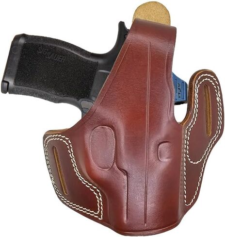 حافظة جلدية Sig P365 OWB مع نقطة حمراء - P365 حافظة نقطة حمراء - P365 حافظات جلدية قطع بصرية - لـ Sig P365X XL SAS Macro، S&W CSX، Rgr LCP LC9s EC9s، Kahr CW9 مسدسات - Optic SigP365 in Kuwait