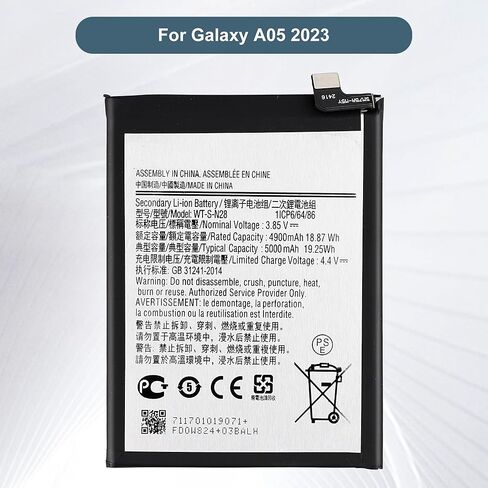 Replacement Battery WT-S-N28 Compatible with Samsung Galaxy A05 SM-A055M/DS A055 2023 with Tools in Saudi Arabia
