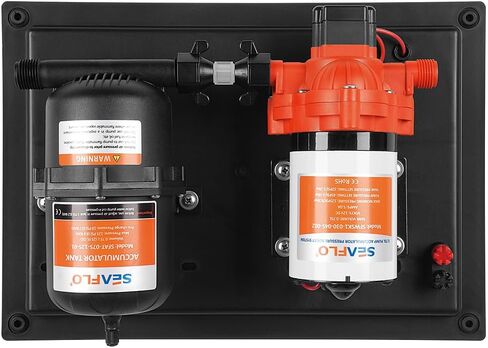 مضخة مياه ونظام خزان مكثف من سيفلو 33 سلسلة - 12 فولت تيار مستمر، 3.0 جالون في الدقيقة، 45 رطل لكل بوصة مربعة، خزان 0.2 جالون in Kuwait