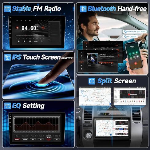 Naifay Android Car Radio for (إصدار غير J.B.L) Toyota Prius 2004 2005 2006 2007 2008 2009، 2G+32G 9 بوصة شاشة تعمل باللمس لسيارة Toyota Prius Stereo مع Carplay Android Auto Bluetooth GPS WiFi Camera MIC in Kuwait