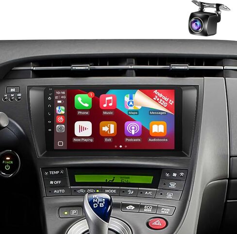 Naifay Android Car Radio for (إصدار غير J.B.L) Toyota Prius 2004 2005 2006 2007 2008 2009، 2G+32G 9 بوصة شاشة تعمل باللمس لسيارة Toyota Prius Stereo مع Carplay Android Auto Bluetooth GPS WiFi Camera MIC in Kuwait