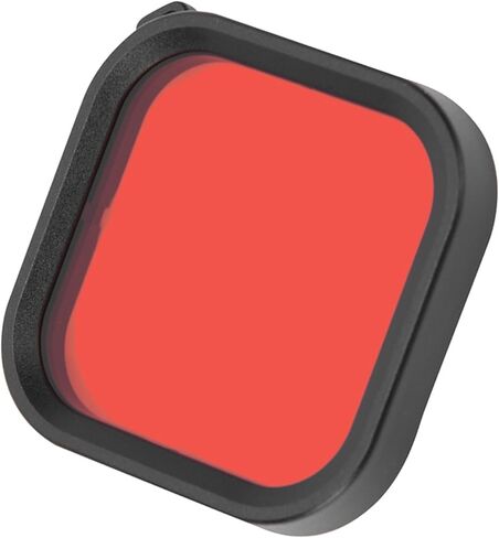 Acouto ABS Housing Case Diving Lens Accessories for 8 - Red, Options (Red) in Saudi Arabia