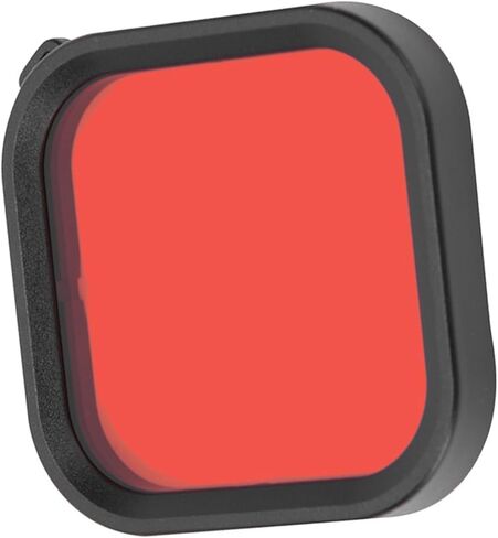 Acouto ABS Housing Case Diving Lens Accessories for 8 - Red, Options (Red) in Saudi Arabia