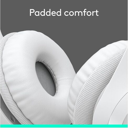 Logitech H390 Gaming Headphones, Wired Headphones with Mic, USB Headset with Microphone for PC, Noise Cancelling Microphone for Video Meetings, Music, Gaming - Off White Total Count 48, Pack of 4 in Saudi Arabia