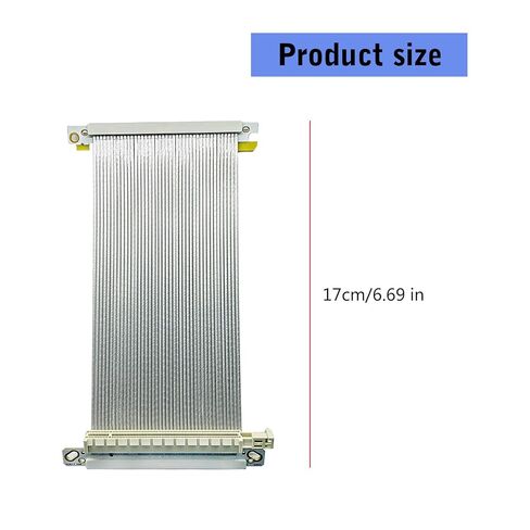هياكل الكمبيوتر PCIe4.0 X16 كابل الناهضون لبطاقة الرسومات ITX PC Case PCIe4.0 X16 مزدوج عكس GPU تمديد الحبل ثنائي الاتجاه عكس بطاقة الرسومات كابل in Kuwait