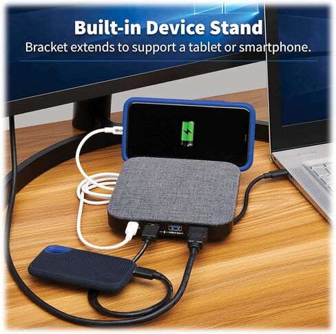 Tripp Lite USB C Dock Single Display 4K HDMI USB-A/USB C Hub 100W Charging (U442-DOCK17-GY) in Saudi Arabia