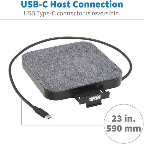 Tripp Lite USB C Dock Single Display 4K HDMI USB-A/USB C Hub 100W Charging (U442-DOCK17-GY) in Saudi Arabia