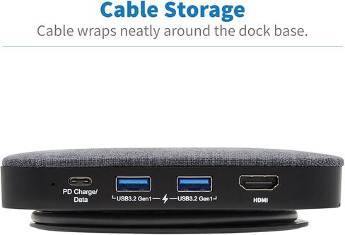 Tripp Lite USB C Dock Single Display 4K HDMI USB-A/USB C Hub 100W Charging (U442-DOCK17-GY) in Saudi Arabia