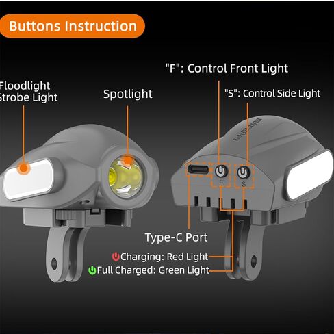 LICHIFIT Searchlights Strobe Light مع حامل بدون طيار لـ DJI Avata 2 Spotlight Floodlight Bracket Support لتركيب ضوء الطيران الليلي على الطائرة بدون طيار مع محول كاميرا الحركة لـ Insta360 GO 3S / GO3 in Kuwait