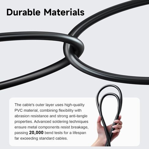 كابل Arctis Nova 3 متوافق مع سماعة ألعاب SteelSeries New Arctis Nova 3 متعددة المنصات، كابل سماعة رأس USB-C إلى 3.5 مم للكمبيوتر الشخصي، PS4، Xbox One، Mac، الهواتف الذكية، الأجهزة اللوحية، 4.9 قدم in Saudi Arabia
