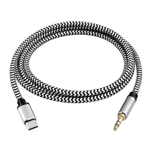 Audiophile HiFi USB-C to 3.5mm Aux Cable 3.93ft/1.2m - 4N OFC Core, 24K Gold-Plated Plug, Nylon Braided, Compatible with Headphones/Amplifiers for Car/Home in Saudi Arabia