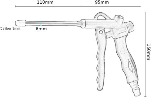 Adjustable Air Flow 2-Way Air Blow Gun with Adjustable Air Flow and Extended Nozzle in Saudi Arabia