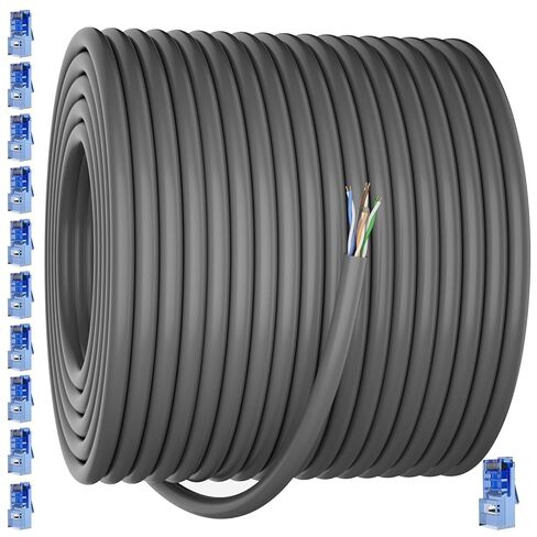 Soibke Cat 6 Ethernet Cable 25ft, 23AWG UTP Ethernet Cables, Internet Cable, Network Cable, LAN Cable, with RJ45 Connector for Router, Modem, PC, Laptop, TV, Switch Box, Printer, PS3/4/5, Gaming in Saudi Arabia