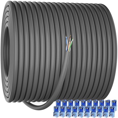 Soibke Cat 6 Ethernet Cable 25ft, 23AWG UTP Ethernet Cables, Internet Cable, Network Cable, LAN Cable, with RJ45 Connector for Router, Modem, PC, Laptop, TV, Switch Box, Printer, PS3/4/5, Gaming in Saudi Arabia