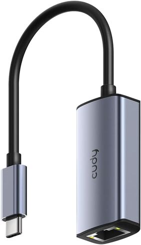محول Cudy USB-C إلى 2.5 جيجابت في الثانية إيثرنت، محول شبكة سلكية، محول RJ45 من الألومنيوم بسرعة 2500 ميجابت في الثانية Thunderbolt LAN، متوافق مع الكمبيوتر المحمول والهاتف والكمبيوتر اللوحي وما إلى ذلك، UE25C in Saudi Arabia
