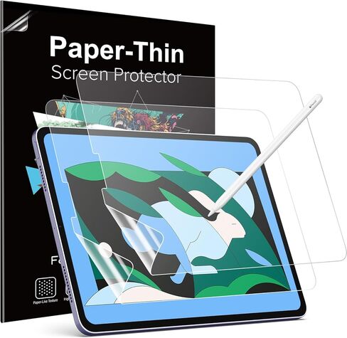 MoKo 2 Pack Paperfeel Screen Protector for iPad A16 11th Generation 2025 11 inch/iPad 10th Generation 2022 10.9 inch, Like Writing on Real Paper Matte PET Film, Anti-Glare, Case Friendly in Saudi Arabia