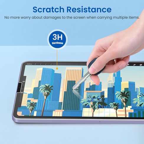 MoKo 2 Pack Paperfeel Screen Protector for iPad A16 11th Generation 2025 11 inch/iPad 10th Generation 2022 10.9 inch, Like Writing on Real Paper Matte PET Film, Anti-Glare, Case Friendly in Saudi Arabia