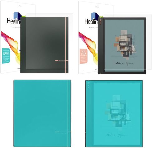 Screen Protector and Back Surface Protector for Onyx Boox Note Air 4 C / Air 3 С , Paper Texture Feel Matte Film, Scratch Resistant, Real Pen Touch Sensitivity, Made in Korea-NoteAir4C-FB25 in Saudi Arabia