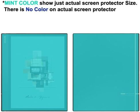 Screen Protector and Back Surface Protector for Onyx Boox Note Air 4 C / Air 3 С , Paper Texture Feel Matte Film, Scratch Resistant, Real Pen Touch Sensitivity, Made in Korea-NoteAir4C-FB25 in Saudi Arabia