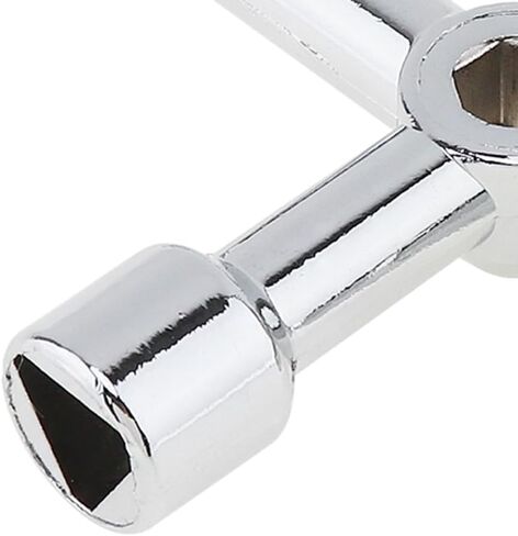 4-Way Key, Multi-Functional Utilities Key, Plumbing Wrench, Plumber Opening Tool for Electric Control Water Gas Meter Box Cupboard Cabinet Train in Saudi Arabia
