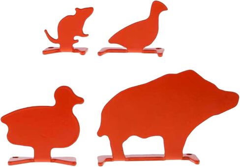 Knockover Target Metal Animal Target Metal Reset Target Adjustable Range Small Animal Silhouette Target for Sports in Saudi Arabia