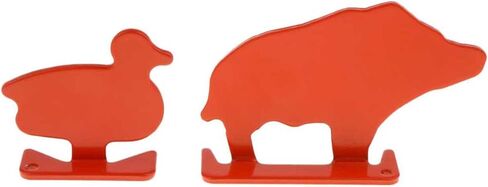 Knockover Target Metal Animal Target Metal Reset Target Adjustable Range Small Animal Silhouette Target for Sports in Saudi Arabia