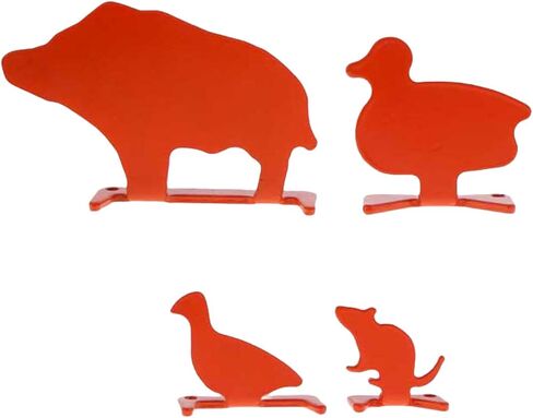 Knockover Target Metal Animal Target Metal Reset Target Adjustable Range Small Animal Silhouette Target for Sports in Saudi Arabia