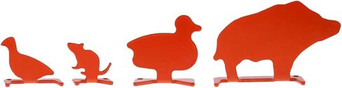 Knockover Target Metal Animal Target Metal Reset Target Adjustable Range Small Animal Silhouette Target for Sports in Saudi Arabia