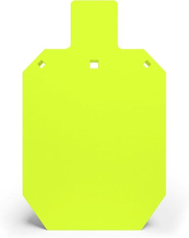 أهداف فولاذية AR500 للرماية بسُمك 3/8 بوصة - أهداف رماية معدنية متينة للبندقية والمسدس، تصميم مقطوع بالليزر، طلاء مسحوق نيون ساطع in Kuwait