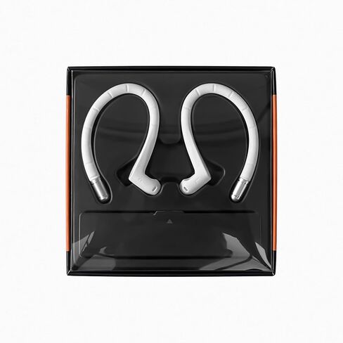 RunChao Anti-Slip Ear Hooks for Air Pods 4, 3, 2, 1, Pro 3, Pro 2, Pro, Soft Anti-Loss Sports EarHooks Earbuds (White) in Saudi Arabia