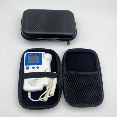 1pc EVA Hard Drive Case Shockproof Hard Shell Zipper Bag Portable Organizer for External HDD Cables Headphones Travel Home Office, Black in Saudi Arabia
