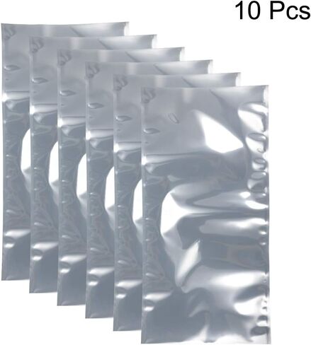 Antistatic Shield Shielding Bag, Flat Open Top Anti Static Bag for Electronic Devices, 8x16 inch(200x400mm), 10 PCS in Saudi Arabia