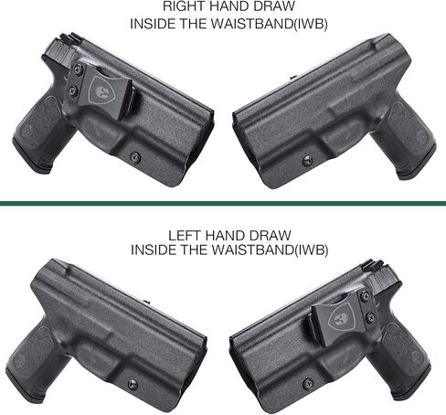 WARRIORLAND IWB Kydex Holster, Compatible with S&W SD9 VE & SD40 VE, Adj. Cant & Posi-Click Retention, Claw Attachment/Fiber/Right-Hand/Left-Hand Options in Saudi Arabia