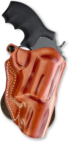 حافظة مجداف جلدية فاخرة تناسب محافظ S&W .410/45LC 2.75 بوصة، لون بني #1127# in Kuwait