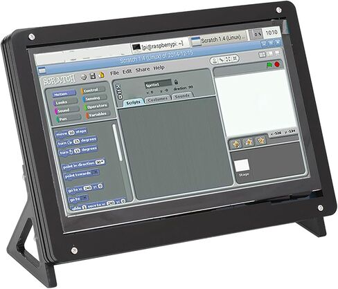 7in Display Case, Plastic Mounting Bracket for Raspberry, IPS Full View 1024 * 600 Resolution (Plastic Bracket Shell) in Saudi Arabia
