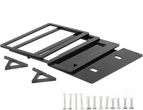 7in Display Case, Plastic Mounting Bracket for Raspberry, IPS Full View 1024 * 600 Resolution (Plastic Bracket Shell) in Saudi Arabia
